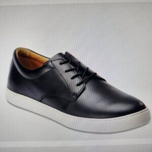 NISOLO Diego Everyday Sneakers. Black Leather. NIB. Size 11.5 Men's
